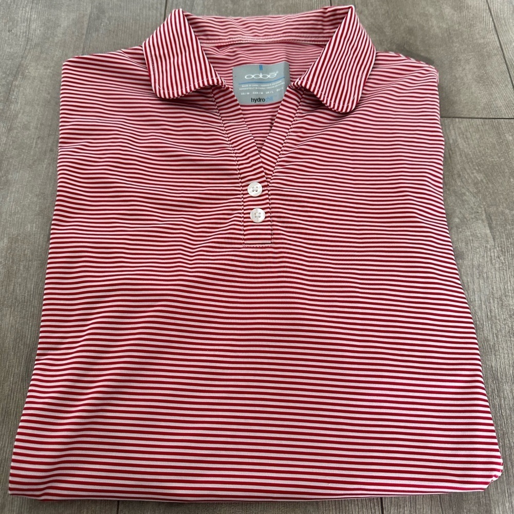 OOBE Hydrochill Short Sleeve Polo Shirt Women’s size medium Golf athletic tennis - Picture 14 of 15